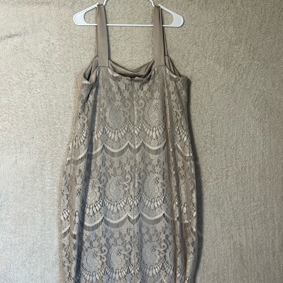 Women’s Lace Plus Size 16 Dress. Wedding Holiday Romantic. Dress Barn - Picture 3 of 3